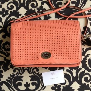 Coach Legacy Perforated Leather Penelope NWT 23404